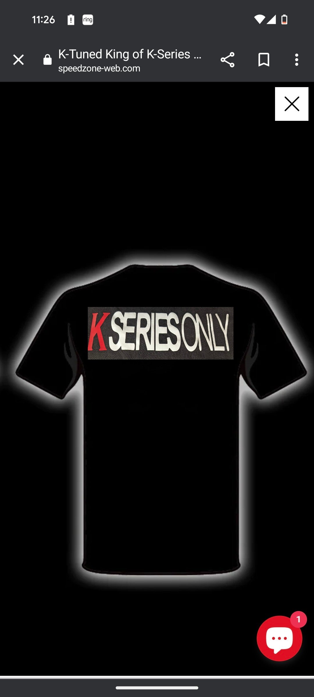 K series only shirt