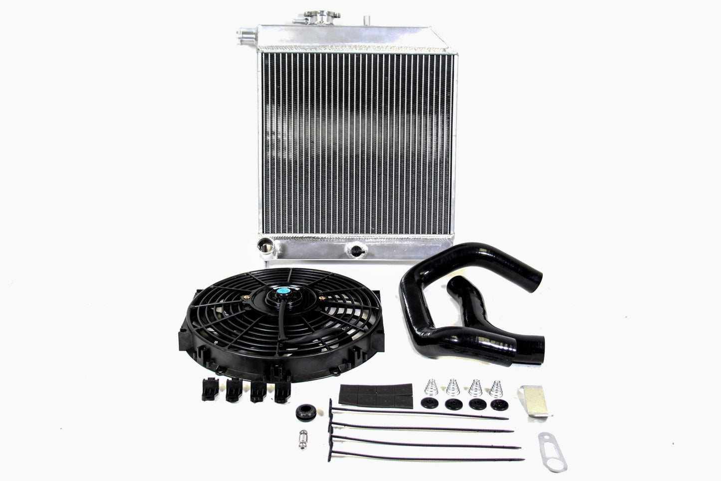 Passenger Side Radiator Kit - Honda Acura K-Swap EG EK DC2 with SPAL fan included