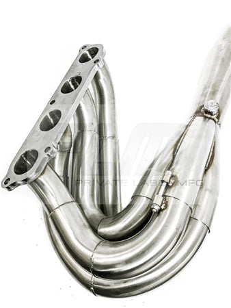 Power Driven K-Series Hood Exit Race Header (4-1 Megaphone) Non-Lean